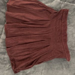 Maroon skirt